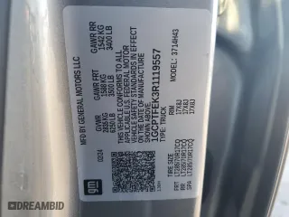 2024 Chevrolet Colorado 4WD ZR2 with VIN 1GCPTFEK3R1119557, listed as a Copart auction lot 89189605 with 10,356 mi miles and Salvage Title. Bid and sale history available at carsss.com. Image 12.