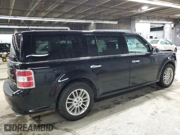 2016 Ford Flex SEL z VIN 2FMGK5C86GBA09040, wystawiony jako Copart lot #50186125 z przebiegiem 100 020 mil mil oraz Szkoda całkowita • Salvage title. Historia ofert i sprzedaży dostępna na DreamBid. Obrazek 3.