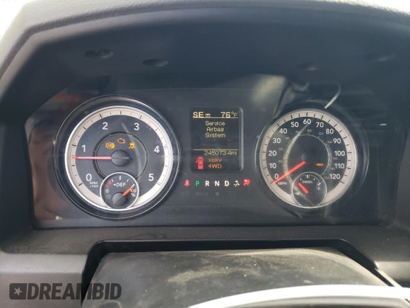 2017 Ram 2500 Big Horn with VIN 3C6UR5ML1HG540254, listed as a Copart auction lot 72232444 with 245,073 mi miles and Salvage title. Bid and sale history available at DreamBid. Image 9.
