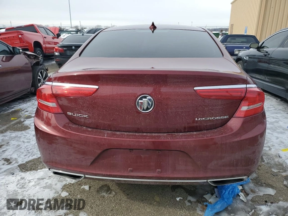 2017 Buick LaCrosse Preferred with VIN 1G4ZN5SS8HU201018, listed as a Copart auction lot 42008765 with 56,669 mi miles and Salvage Title. Bid and sale history available at carsss.com. Image 6.