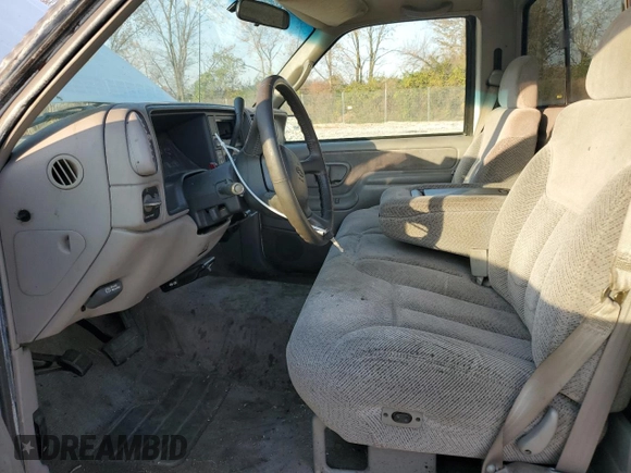 1998 Chevrolet Silverado 1500 with VIN 1GCEK14R1WZ203739, listed as a Copart auction lot 77809444 with 147,168 mi miles and Salvage Title. Bid and sale history available at DreamBid. Image 7.