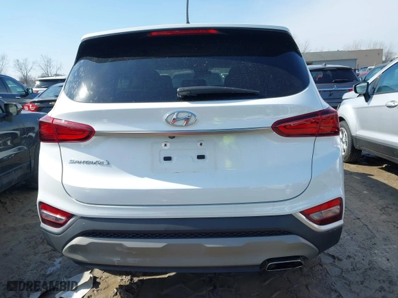 2019 Hyundai Santa Fe SE with VIN 5NMS23AD3KH070603, listed as a IAAI auction lot 41760416 with 62,676 mi miles. Bid and sale history available at carsss.com. Image 16.