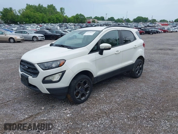2018 Ford EcoSport SES with VIN MAJ6P1CL1JC248961, listed as a IAAI auction lot 41918876 with 65,264 mi miles and . Bid and sale history available at DreamBid. Image 2.