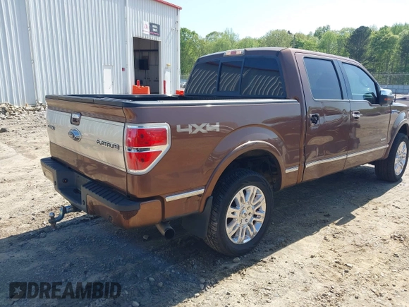 2011 Ford F-150 XLT with VIN 1FTFW1ET3BFB79149, listed as a IAAI auction lot 41967992 with 203,580 mi miles. Bid and sale history available at carsss.com. Image 4.