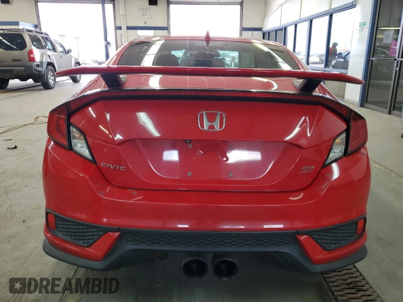 2018 Honda Civic Si Coupe with VIN 2HGFC3A57JH758431, listed as a Copart auction lot 51322505 with 93,587 mi miles and Salvage Title. Bid and sale history available at carsss.com. Image 6.