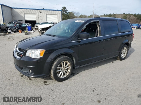 2019 Dodge Grand Caravan SXT with VIN 2C4RDGCG5KR563941, listed as a Copart auction lot 47430555 with 125,663 mi miles and Salvage Title. Bid and sale history available at DreamBid. Image 1.
