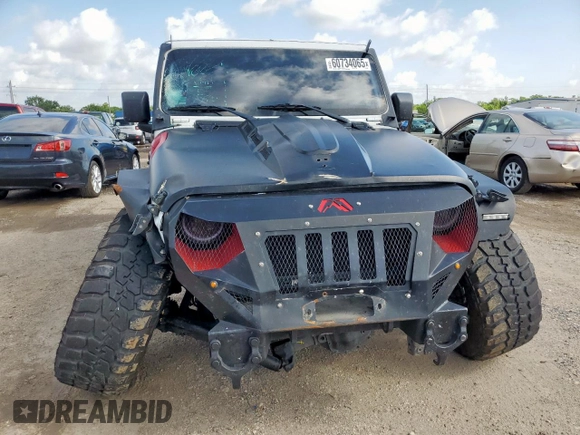 2019 Jeep Wrangler Unlimited Sahara z VIN 1C4HJXEG3KW635681, wystawiony jako Copart lot #60734065 z przebiegiem 75 020 mil mil oraz Szkoda całkowita • Salvage title. Historia ofert i sprzedaży dostępna na DreamBid. Obrazek 5.