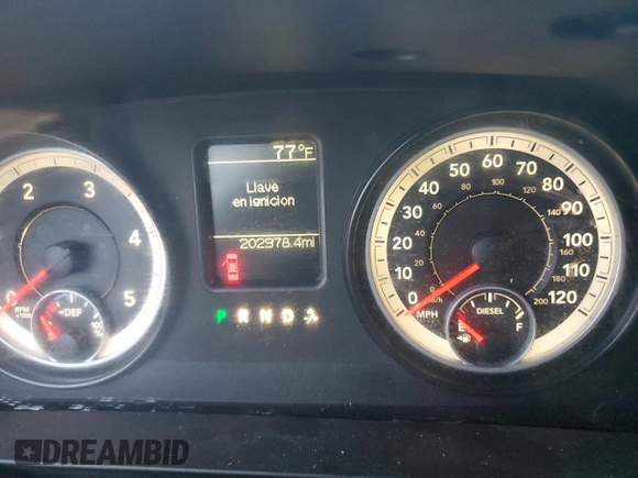 2014 Ram 2500 Tradesman with VIN 3C6UR4HL0EG327988, listed as a Copart auction lot 79246904 with 202,978 mi miles and Salvage Title. Bid and sale history available at carsss.com. Image 9.