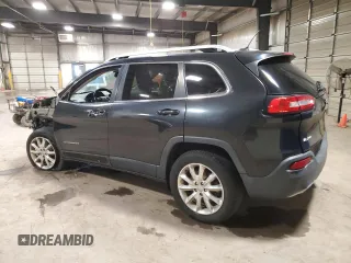 2015 Jeep Cherokee Limited with VIN 1C4PJMDB1FW785164, listed as a Copart auction lot 53127655 with 122,689 mi miles and Salvage Title. Bid and sale history available at carsss.com. Image 2.