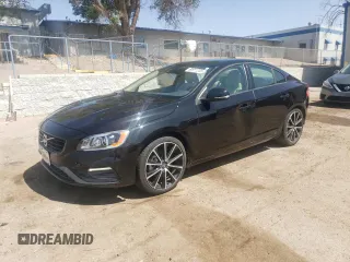 2018 Volvo S60 Dynamic with VIN YV126MFL8J2453945, listed as a Copart auction lot 60911235 with 43,493 mi miles and Salvage title. Bid and sale history available at DreamBid. Image 1.