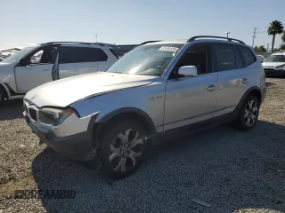 2005 BMW X3 3.0i с VIN WBXPA93465WD21467, выставлен на аукционе Copart как лот 61440125 с пробегом Не указан миль и Списание • Salvage title. История ставок и продаж доступна на DreamBid. Изображение 1.