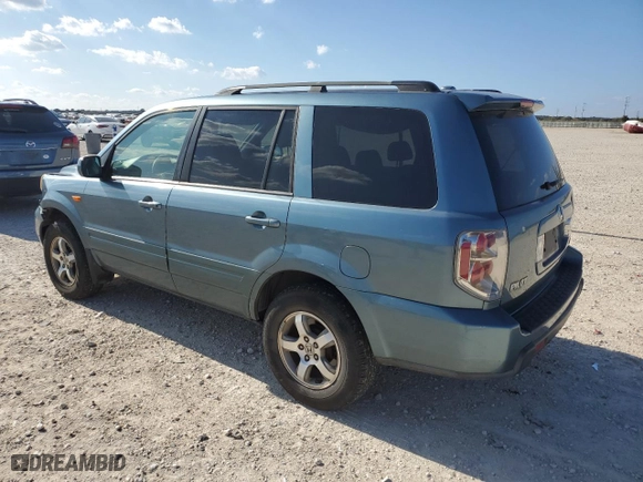 2007 Honda Pilot EX-L with VIN 5FNYF18577B023634, listed as a Copart auction lot 80378064 with 201,619 mi miles and Salvage Title. Bid and sale history available at carsss.com. Image 2.