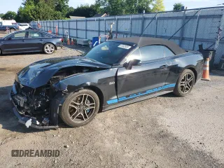 2019 Ford Mustang GT Premium with VIN 1FATP8FF8K5104573, listed as a Copart auction lot 61563305 with 77,639 mi miles and Salvage title. Bid and sale history available at DreamBid. Image 1.