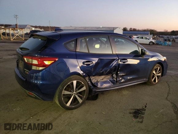 2017 Subaru Impreza Special Sports with VIN 4S3GTAK68H1714493, listed as a Copart auction lot 80633344 with 124,576 mi miles and Salvage title. Bid and sale history available at DreamBid. Image 3.