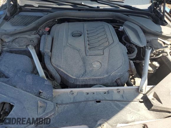 2020 BMW 8 Series 840i with VIN WBAAE2C02LCE41189, listed as a Copart auction lot 37305074 with 0 mi miles and Salvage Title. Bid and sale history available at carsss.com. Image 11.