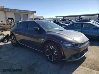 2023 Kia EV6 Wind with VIN KNDC34LA1P5609899, listed as a Copart auction lot 70710494 with 42,873 mi miles and Salvage Title. Bid and sale history available at carsss.com. Image 4.