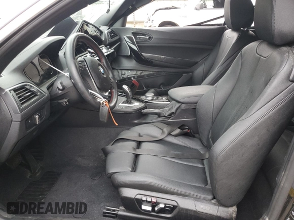 2018 BMW 2 Series 230i xDrive with VIN WBA2K1C53JVD41302, listed as a Copart auction lot 79075064 with 0 mi miles and Salvage Title. Bid and sale history available at carsss.com. Image 7.