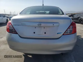 2012 Nissan Versa S with VIN 3N1CN7AP1CL939333, listed as a Copart auction lot 62337705 with 38,037 mi miles and Salvage title. Bid and sale history available at DreamBid. Image 6.
