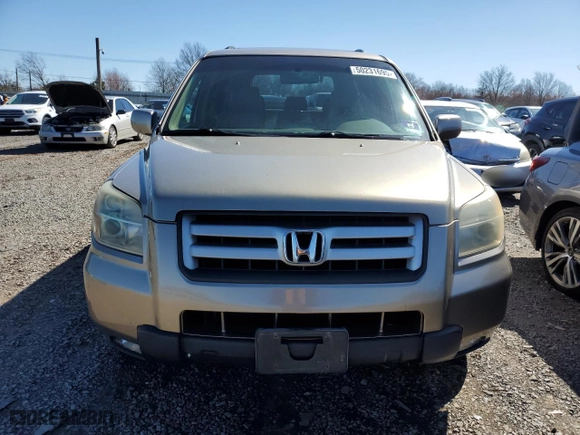 2006 Honda Pilot EX-L with VIN 5FNYF185X6B016255, listed as a Copart auction lot 50231695 with 150,916 mi miles and Salvage Title. Bid and sale history available at carsss.com. Image 5.