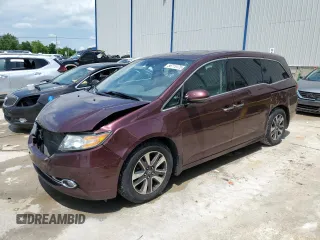 2015 Honda Odyssey Touring Elite with VIN 5FNRL5H95FB063717, listed as a Copart auction lot 58715175 with 296,924 mi miles and Non repairable. Bid and sale history available at DreamBid. Image 1.