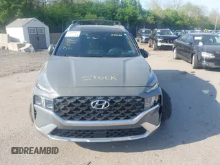 2021 Hyundai Santa Fe Calligraphy with VIN 5NMS5DAL8MH370726, listed as a IAAI auction lot 42099412 with 56,273 mi miles. Bid and sale history available at carsss.com. Image 12.