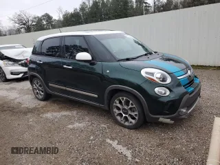 2014 FIAT 500L Trekking with VIN ZFBCFADH4EZ023773, listed as a Copart auction lot 45452395 with 90,375 mi miles and Salvage Title. Bid and sale history available at DreamBid. Image 4.
