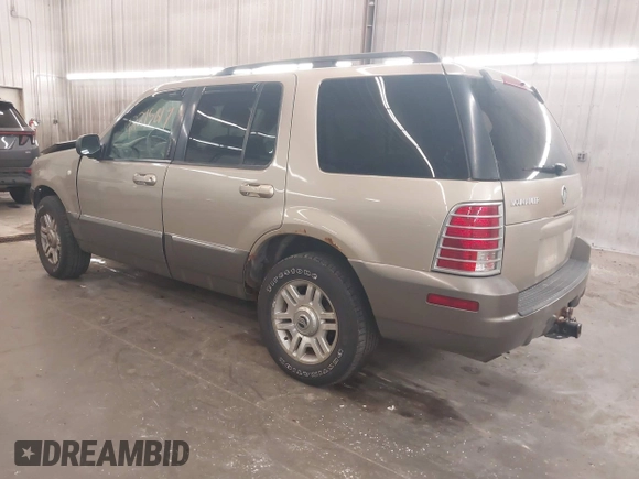 2003 Mercury Mountaineer Convenience z VIN 4M2ZU86K23ZJ06043, wystawiony jako IAAI lot #42215814 z przebiegiem 259 172 mil mil oraz . Historia ofert i sprzedaży dostępna na DreamBid. Obrazek 3.