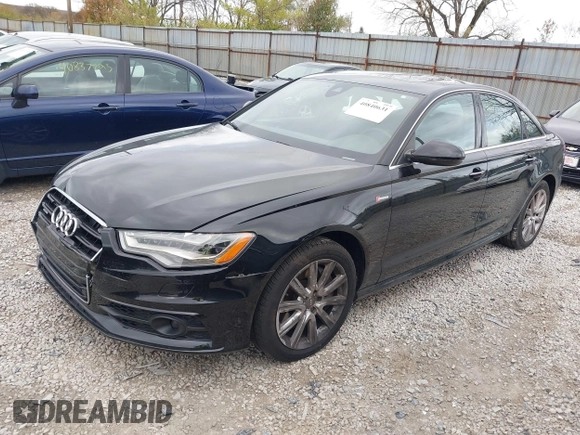 2013 Audi A6 3.0T Prestige with VIN WAUHGAFCXDN053087, listed as a IAAI auction lot 40840631 with 62,567 mi miles. Bid and sale history available at carsss.com. Image 17.