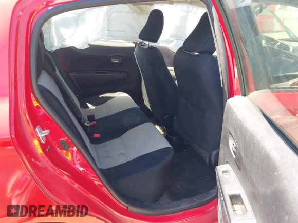 2012 Toyota Yaris L with VIN JTDKTUD32CD536389, listed as a IAAI auction lot 42020928 with 138,379 mi miles. Bid and sale history available at carsss.com. Image 8.