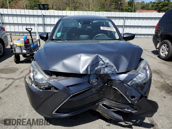 2018 Toyota Yaris with VIN 3MYDLBYV5JY305734, listed as a Copart auction lot 55182945 with 80,479 mi miles and Salvage Title. Bid and sale history available at DreamBid. Image 5.