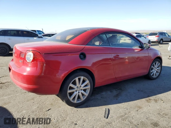 2011 Volkswagen Eos Komfort с VIN WVWBA7AHXBV000886, выставлен на аукционе Copart как лот 75096224 с пробегом Не указан миль и Чистый • Clean title. История ставок и продаж доступна на DreamBid. Изображение 3.