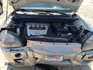 2006 Hyundai Tucson GLS with VIN KM8JN12DX6U393837, listed as a Copart auction lot 75961954 with 215,906 mi miles and Salvage Title. Bid and sale history available at carsss.com. Image 13.