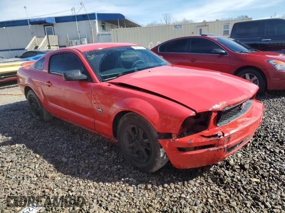 2009 Ford Mustang with VIN 1ZVHT80N795126860, listed as a Copart auction lot 45681495 with 180,577 mi miles and Salvage Title. Bid and sale history available at carsss.com. Image 4.