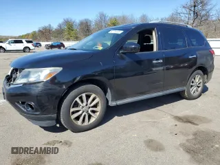 2014 Nissan Pathfinder Platinum with VIN 5N1AR2MM6EC717507, listed as a Copart auction lot 52734495 with 115,330 mi miles and Clean title. Bid and sale history available at DreamBid. Image 1.