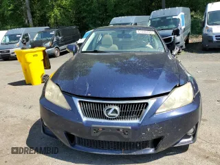 2011 Lexus IS 250 with VIN JTHCF5C20B5047491, listed as a Copart auction lot 61345255 with 118,407 mi miles and Salvage title. Bid and sale history available at DreamBid. Image 5.