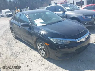 2018 Honda Civic Sedan LX with VIN 19XFC2F56JE024358, listed as a IAAI auction lot 41775704 with 76,794 mi miles. Bid and sale history available at carsss.com. Image 1.