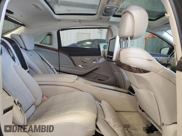 2016 Mercedes-Benz S z VIN WDDUX7GB5GA157644, wystawiony jako Copart lot #68069584 z przebiegiem 38 014 mil mil oraz Nie do naprawy • Non repairable. Historia ofert i sprzedaży dostępna na DreamBid. Obrazek 10.
