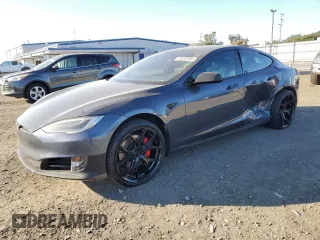 2020 Tesla Model S Performance with VIN 5YJSA1E48LF361859, listed as a Copart auction lot 82632984 with 59,756 mi miles and Salvage Title. Bid and sale history available at carsss.com. Image 1.