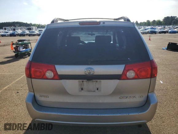 2006 Toyota Sienna CE with VIN 5TDZA23C06S519903, listed as a Copart auction lot 53740445 with 212,665 mi miles and Salvage Title. Bid and sale history available at carsss.com. Image 6.
