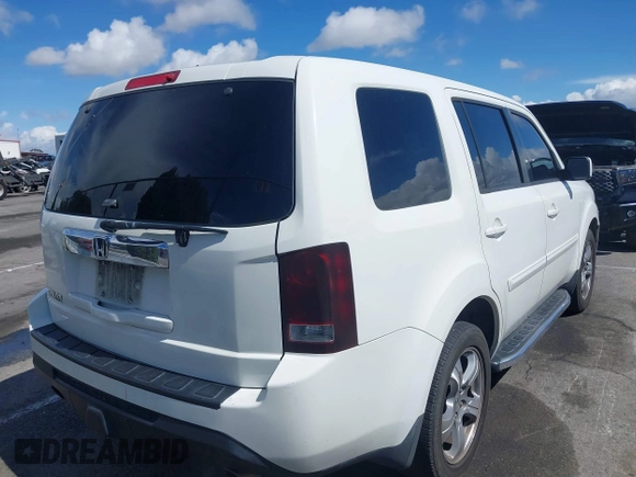 2013 Honda Pilot EX-L with VIN 5FNYF3H74DB034759, listed as a IAAI auction lot 41774123 with 142,782 mi miles and . Bid and sale history available at DreamBid. Image 4.