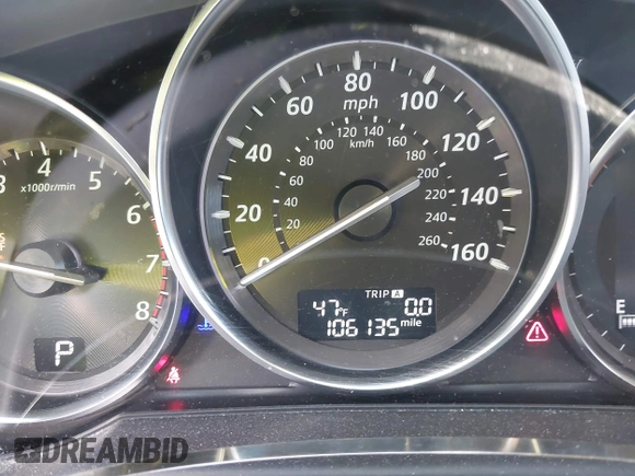 2015 Mazda CX-5 Grand Touring with VIN JM3KE4DY7F0477770, listed as a IAAI auction lot 41617849 with 106,135 mi miles. Bid and sale history available at carsss.com. Image 16.