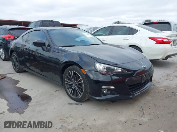 2014 Subaru BRZ Limited with VIN JF1ZCAC14E9600733, listed as a IAAI auction lot 41784267 with 100,205 mi miles. Bid and sale history available at carsss.com. Image 1.