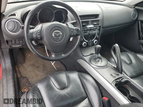 2004 Mazda RX-8 z VIN JM1FE17NX40123930, wystawiony jako Copart lot #73157654 z przebiegiem Nie podano mil oraz Czysty tytuł • Clean title. Historia ofert i sprzedaży dostępna na DreamBid. Obrazek 8.