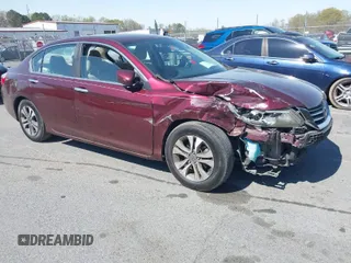 2013 Honda Accord LX z VIN 1HGCR2F39DA140100, wystawiony jako IAAI lot #41872846 z przebiegiem 160 088 mil mil oraz . Historia ofert i sprzedaży dostępna na DreamBid. Obrazek 1.