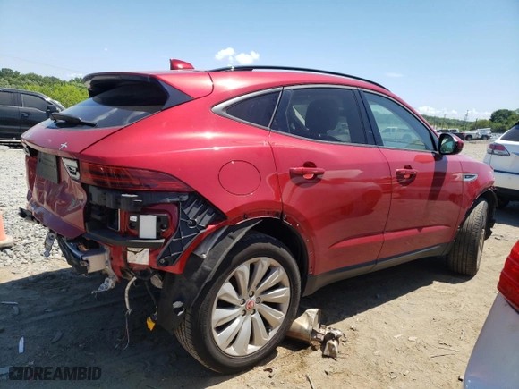 2019 Jaguar E-PACE SE with VIN SADFP2FX3K1Z46522, listed as a Copart auction lot 61449434 with NaN miles and Salvage Title. Bid and sale history available at carsss.com. Image 3.