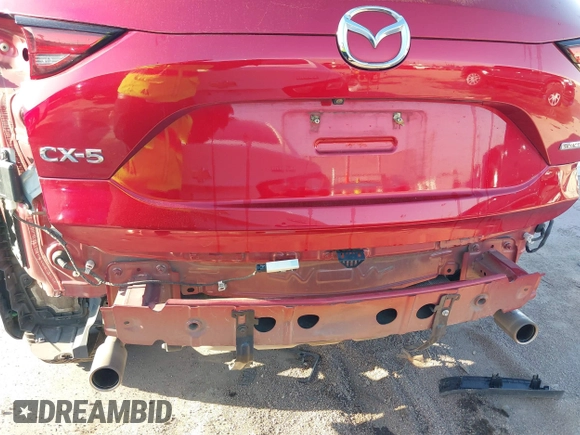 2020 Mazda CX-5 Grand Touring with VIN JM3KFADM7L0729537, listed as a IAAI auction lot 41864569 with 82,998 mi miles. Bid and sale history available at carsss.com. Image 6.