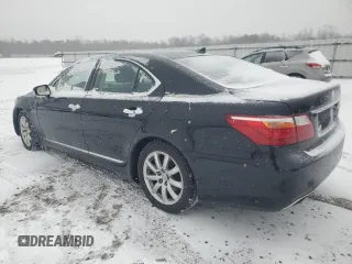 2012 Lexus LS 460 with VIN JTHCL5EF2C5012817, listed as a Copart auction lot 46099745 with 117,922 mi miles and Salvage title. Bid and sale history available at DreamBid. Image 2.