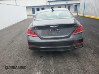 2020 Genesis G70 2.0T with VIN KMTG64LA7LU050255, listed as a Copart auction lot 42339465 with 53,377 mi miles and Clean title. Bid and sale history available at DreamBid. Image 6.