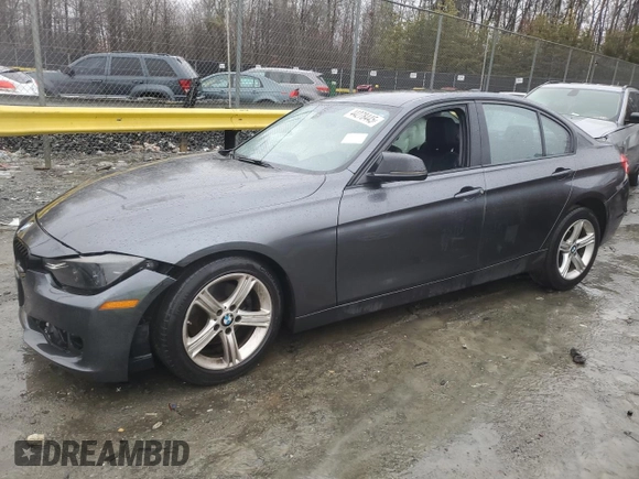 2015 BMW 3 Series 320i with VIN WBA3B1C55FK136932, listed as a Copart auction lot 44278445 with 153,693 mi miles and Salvage Title. Bid and sale history available at carsss.com. Image 1.