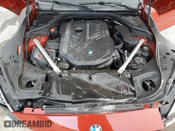 2020 BMW Z4 sDriveM40i z VIN WBAHF9C04LWW85362, wystawiony jako Copart lot #69064224 z przebiegiem Nie podano mil oraz Szkoda całkowita • Salvage title. Historia ofert i sprzedaży dostępna na DreamBid. Obrazek 11.